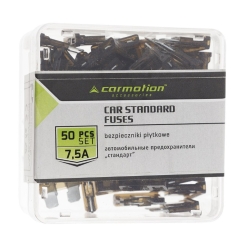 bezpiecznik pudełko 7,5A 50szt CARMOTION